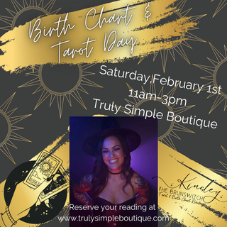 Birth Charts & Tarot Day w/ Kinsley - Saturday, February 1st