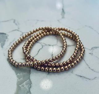 4mm Gold Stackable Bracelet