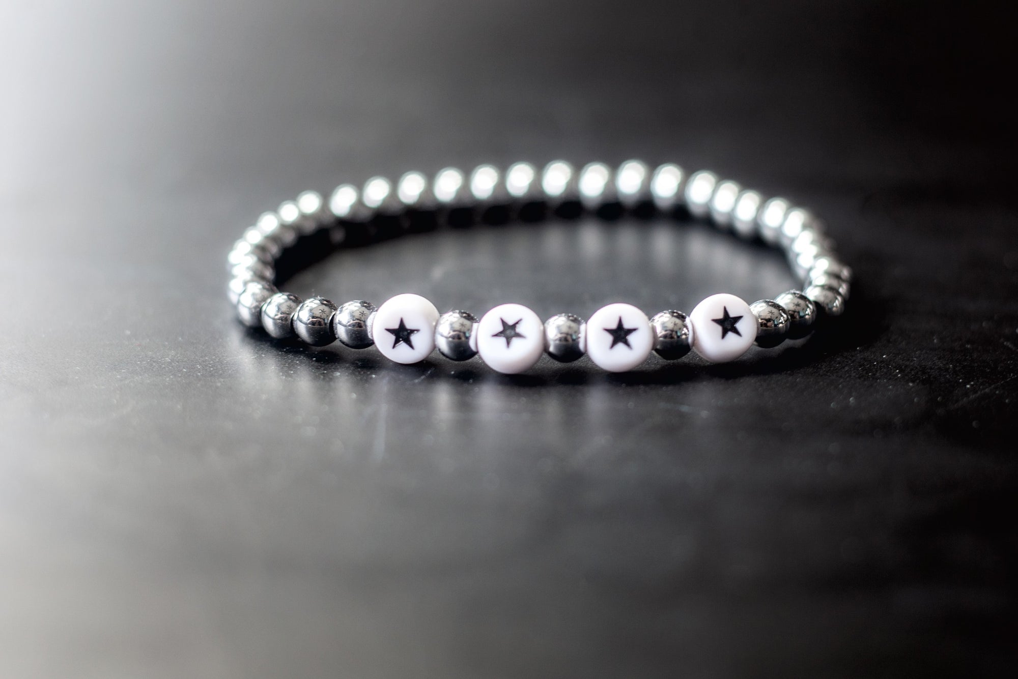 Silver & Stars Stackable Bracelet