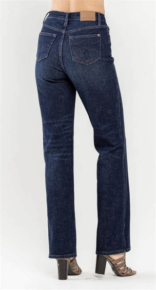 Judy Blue Button Fly Straight Jeans - Style 88598