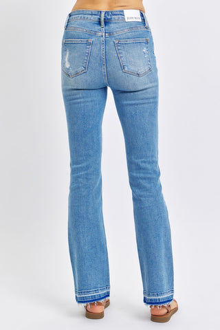 Judy Blue Released Hem Bootcut Jeans - Style 88632