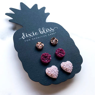 Arianna Triple Stud Earring Set