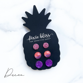 Dream Triple Stud Earring Set