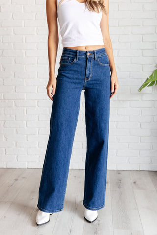 Judy Blue High Rise Vintage Wide Leg Jeans - Style #82553