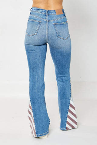 Judy Blue Americana Flare Jeans - Style 88659