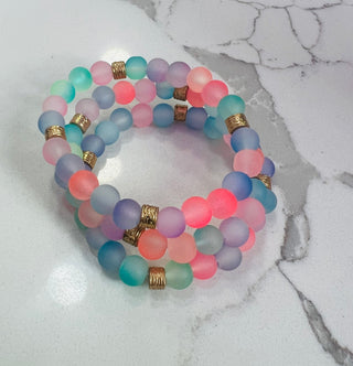 Beach Glass Stackable Bracelet