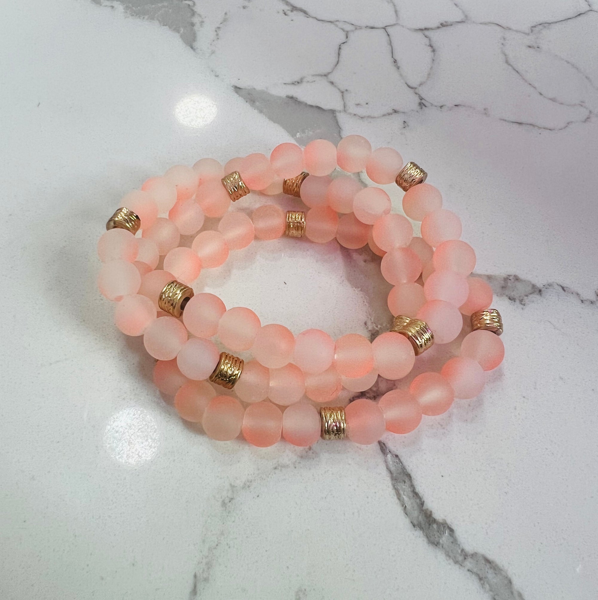 Peachy Stackable Bracelet
