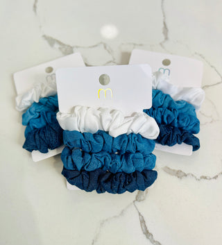 Denim Scrunchy Set