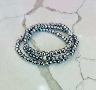 Silver Janet Stackable Bracelet