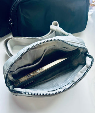 Grey Belt Bag