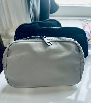 Grey Belt Bag