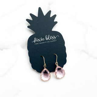 Merit Dangle Earrings in Ballet Pink