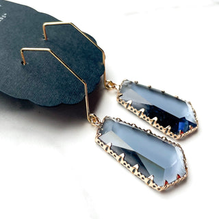 Prism Dangles Earrings in Slate Smoke