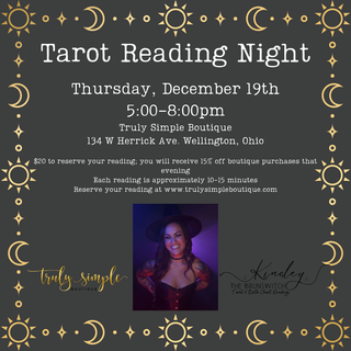 Tarot Night w/ Kinsley - Thursday, Dec 19th