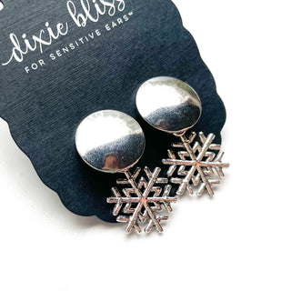 Where the Snowflake Lands Dangle Earrings