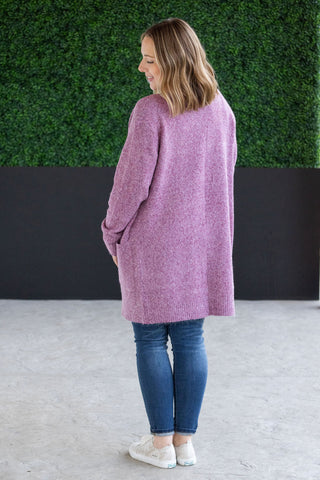 Frosted Berry Cozy Cardigan