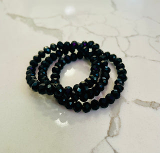 Black Stackable Bracelet