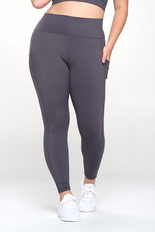 *Pre-Order* Charcoal Buttery Soft Leggings w/ Pockets