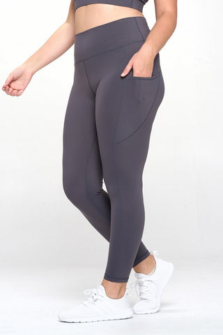 *Pre-Order* Charcoal Buttery Soft Leggings w/ Pockets