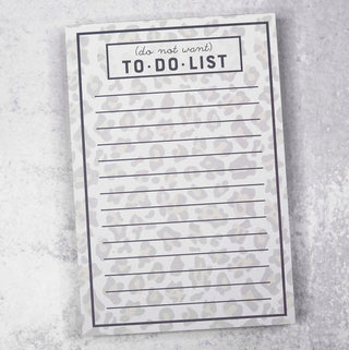 (do not want) To Do List Notepad