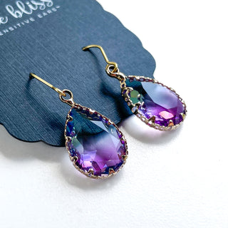 Merit Dangle Earrings in Amethyst Sky