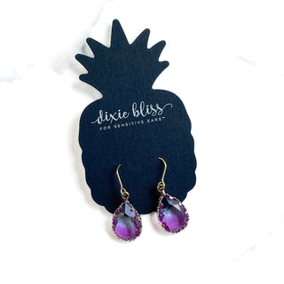 Merit Dangle Earrings in Amethyst Sky