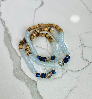 Navy Rory Stackable Bracelet