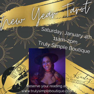 New Year Tarot Reading Day - Saturday, January 4th