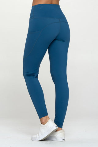 Teal Buttery Soft Leggings w/ Pockets