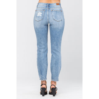 Judy Blue Destroyed Boyfriend Jeans - Style 82170