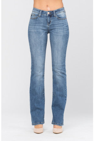 Judy Blue Medium Wash Bootcut Jeans - Style 82350