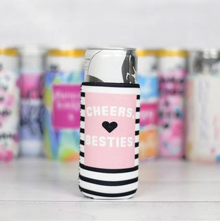 Cheers Besties Slim Can Cooler