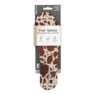 Cow Print Flat Socks