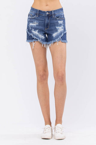 *LAST PAIR* Judy Blue Tulip Hem Shorts - Style 15232