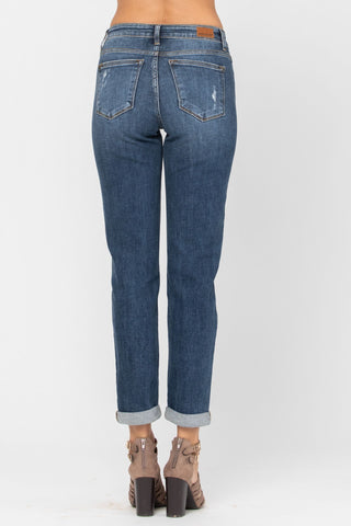 *Last Pair* Judy Blue Destroyed Slim Fit Jeans - Style 82204