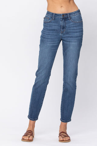 Judy Blue Non-Distressed Boyfriend Jeans - Style 88270