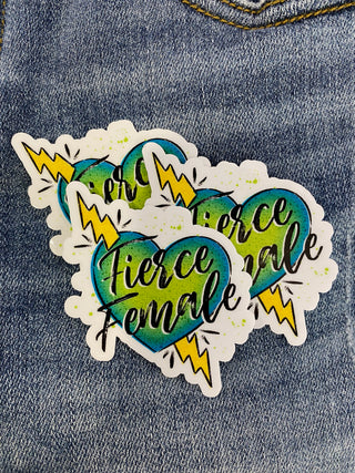 Fierce Female Sticker