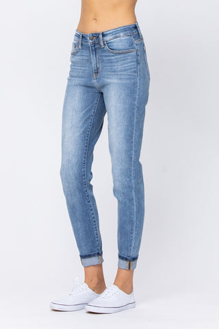 Judy Blue Non-Distressed Slim Fit Jeans - Style 82176