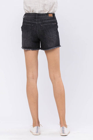 Judy Blue Black Maternity Shorts - Style 91501