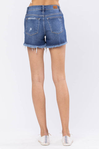 *LAST PAIR* Judy Blue Tulip Hem Shorts - Style 15232