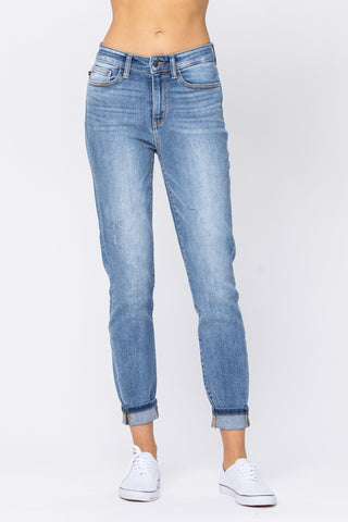 Judy Blue Non-Distressed Slim Fit Jeans - Style 82176