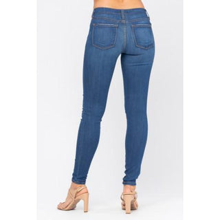 *Last Pair* Judy Blue Medium Wash Skinny Jeans - Style 8390