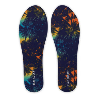 Tropical Sunset Flat Socks